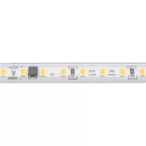 Kültéri LED szalag 230V 120 LED/m 9W/m 900lm/m Meleg fehér
