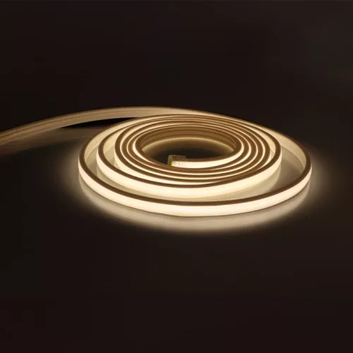 230V COB LED szalag, opál, 288 LED/m, 10W/m Természetes fehér 50m/tekercs