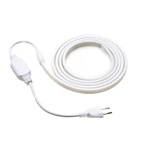 230V COB LED szalag, opál, 288 LED/m, 10W/m Természetes fehér 50m/tekercs