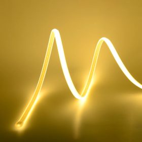   230V COB LED szalag, opál, 288 LED/m, 10W/m Meleg fehér 50m/tekercs