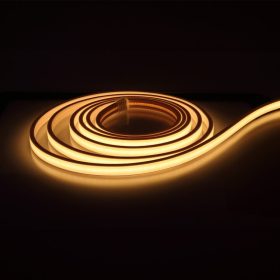   230V COB LED szalag, opál, 288 LED/m, 10W/m Meleg fehér 50m/tekercs