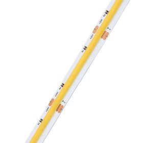 Prémium, 24V-os COB CCT LED szalag, ami pontmentes, szabályozható színhőmérsékletű fényt ad