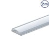 Hajlítható Alumínium LED Profil Opál Burával 2m