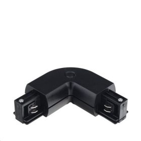 3 Fázisú Sín Sarok Csatlakozó - Fekete