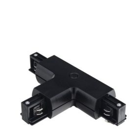 3 Fázisú Sín T Csatlakozó - Fekete