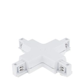 3 Fázisú Sín Kereszt Csatlakozó - Fehér