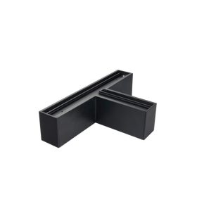   T csatlakozó lineáris lámpához, slim, 12W természetes fehér, fekete