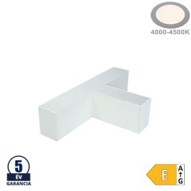   T csatlakozó lineáris lámpához, slim, 12W természetes fehér, fehér