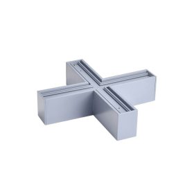   X csatlakozó lineáris lámpához, slim, 20W hideg fehér, szürke