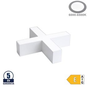   X csatlakozó lineáris lámpához, slim, 15W hideg fehér, fehér