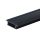 teljesen fekete színű, szárnyas süllyeszthető alumínium LED profil fekete burával