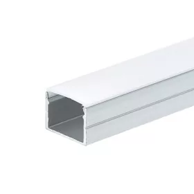 Magasított alumínium profil (19x13mm) opál burával 2m