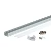 Magasított alumínium profil (19x13mm) opál burával 2m