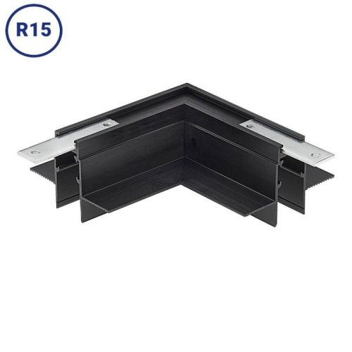 Beépíthető mágneses sín sarokelem V2 R15 48V