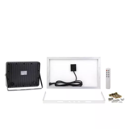 LED napelemes reflektor 6000K 2000 lumen 15Ah