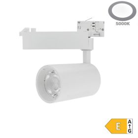   3 fázisú sínes spotlámpa 25W 2750lm 5000K 3 év garancia, fehér