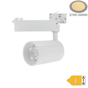   3 fázisú sínes spotlámpa 25W 2750lm 3000K 3 év garancia, fehér