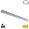 Függesztett lineáris lámpa, Slim, 40W, természetes fehér, sorolható