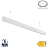 Függesztett lineáris lámpa, Slim, 40W, természetes fehér, sorolható