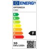 3 fázisú sínes lineáris lámpa 30W 2700lm 4000K 61cm 5 év garancia