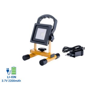 Hordozható Munkalámpa Akkumulátorral, 10W 6000K