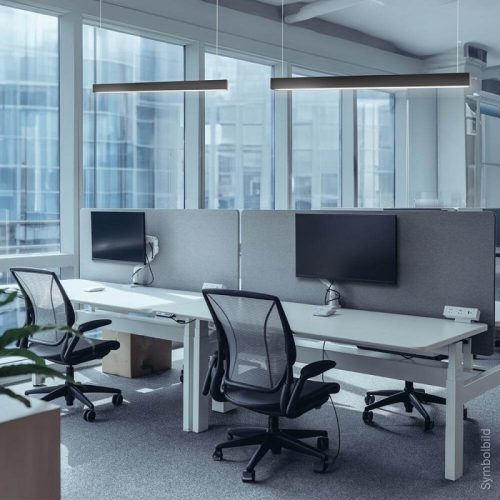 Függesztett lineáris lámpa, Slim, 40W, természetes fehér, sorolható