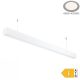 Függesztett lineáris lámpa, Slim, 40W, természetes fehér, sorolható