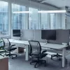 Függesztett lineáris lámpa, Slim, 40W, természetes fehér, sorolható