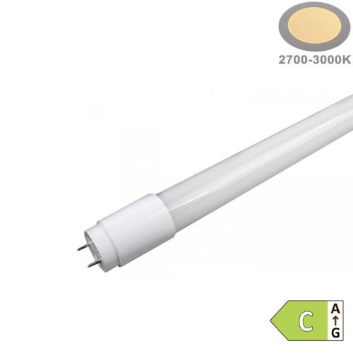 OPTONICA LED Nano-Plastic fénycső 120cm 12W 1920lm T8 meleg fehér 5 év garancia