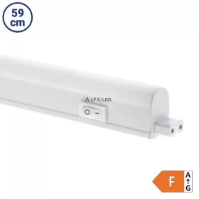   Optonica LED bútorvilágító kapcsolóval, 59cm, 6.5W, 600lm, hideg fehér