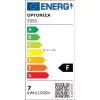 Optonica LED bútorvilágító kapcsolóval, 59cm, 6.5W, 600lm, meleg fehér
