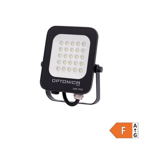 Optonica LED reflektor 20W 1800lm 2700K 90º fekete