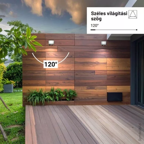 20W-os CCT LED reflektor IP65 védelemmel, mozgásérzékelővel bővíthető