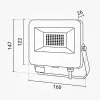 30W-os CCT LED reflektor IP65 védelemmel, mozgásérzékelővel bővíthető