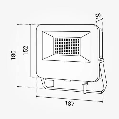 30W-os CCT LED reflektor IP65 védelemmel, mozgásérzékelővel bővíthető