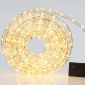 Meleg fehér LED Fénykábel (10m) – Kül- és Beltéri (IP44)