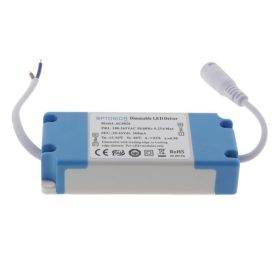 Optonica 220V-os dimmelhető (fényerőszabályozható) LED panel tápegység 300mA kimenettel, 10-18W