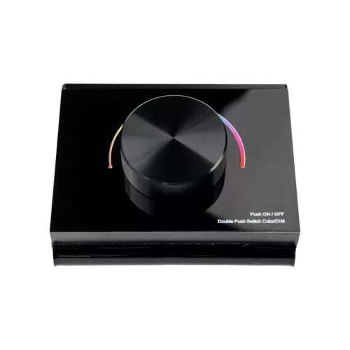 Optonica 6379 prémium 1 zónás vezeték nélküli 2.4GHz RF asztali forgatógombos LED vezérlő panel