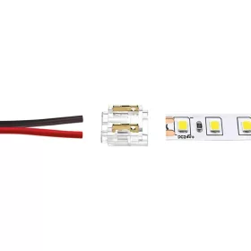 8mm LED szalag csatlakozó COB/SMD (Vezeték - LED szalag)
