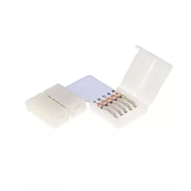 12mm-es derékszögű RGBW LED szalag sarok toldó (5050)