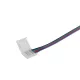 10mm-es vezetékes RGB LED szalag gyorscsatlakozó (5050)