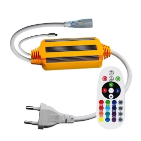   220V RGB Neon Flex LED vezérlő, betáp kábel és IR távirányító