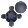 Vízmentes kerek kötődoboz 4 utas IP68 2,5-4mm²