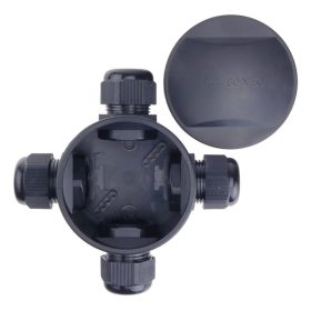 Vízmentes kerek kötődoboz 4 utas IP68 2,5-4mm²