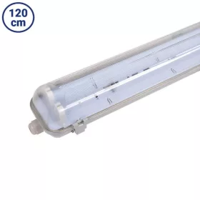   Por-és páramentes LED fénycső armatúra 2db 120cm fénycsőhöz