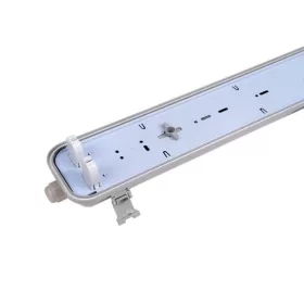  Por-és páramentes LED fénycső armatúra 2db 120cm fénycsőhöz