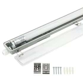   Por-és páramentes fénycső armatúra 1x60cm LED fénycsővel T8 9W 800lm 6000K IP65