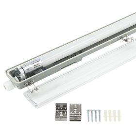   Por-és páramentes fénycső armatúra 1x150cm LED fénycsővel T8 22W 2000lm 4500K IP65