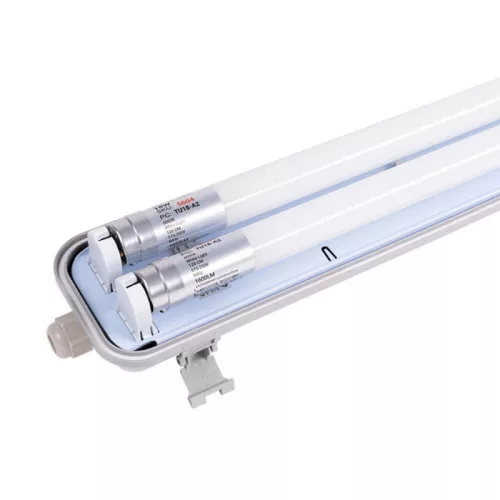 Por-és páramentes fénycső armatúra 2x150cm LED fénycsővel T8 44W 4000lm 6000K IP65