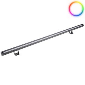 Optonica 1 méter hosszú fekete RGBW kültéri DMX LED falsúroló (Wall Washer) IP66 védelemmel
